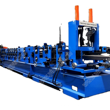 more types automatic C purlin roll forming machine